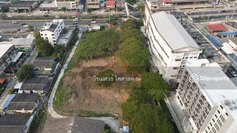 ขายที่ดิน ติดถนนเทพารักษ์ (ใกล้จุดขึ้นลง Motorway 100 m.+ใกล้เมกะบางนา 6 Km.) เนื้อที่ 7-0-71 ไร่