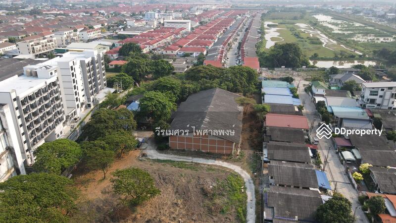 ขายที่ดิน ติดถนนเทพารักษ์ (ใกล้จุดขึ้นลง Motorway 100 m.+ใกล้เมกะบางนา 6 Km.) เนื้อที่ 7-0-71 ไร่