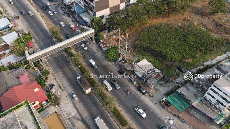 ขายที่ดิน ติดถนนเทพารักษ์ (ใกล้จุดขึ้นลง Motorway 100 m.+ใกล้เมกะบางนา 6 Km.) เนื้อที่ 7-0-71 ไร่
