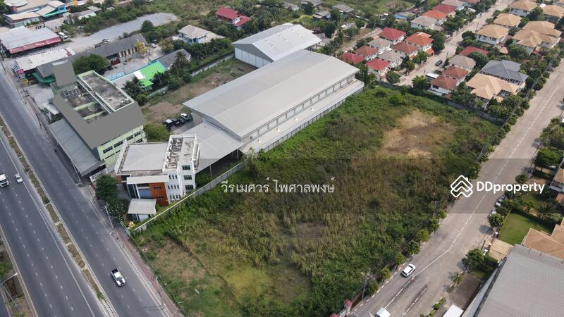 ขายที่ดิน ราชพฤกษ์ #พร้อมโรงงาน+สำนักงานขนาดใหญ่  (ติดถนนราชพฤกษ์ กว้าง 12 เลน) 10-3-1 ไร่ 