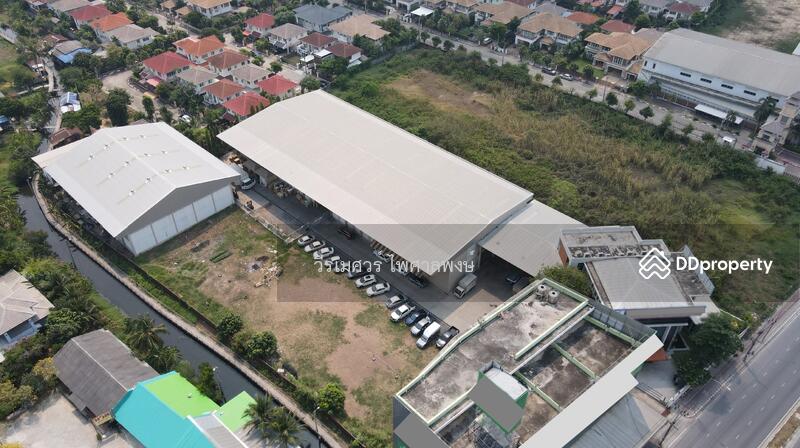 ขายที่ดิน ราชพฤกษ์ #พร้อมโรงงาน+สำนักงานขนาดใหญ่  (ติดถนนราชพฤกษ์ กว้าง 12 เลน) 10-3-1 ไร่ 