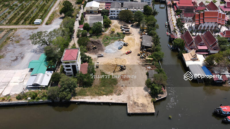 ขายที่ดิน ติดแม่น้ำเจ้าพระยา วิวลุ่มแม่น้ำ (เหมาะสร้างโรงแรม + สำนักงาน) 5-0-2 ไร่ 
