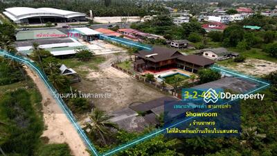 ขาย - ขาย ที่ดิน ใกล้หาดชะอำ จ.เพชรบุรี ติดถนนเพชรเกษม กว้าง 6 เลน เนื้อที่ 3-2-44 ไร่, เพชรบุรี