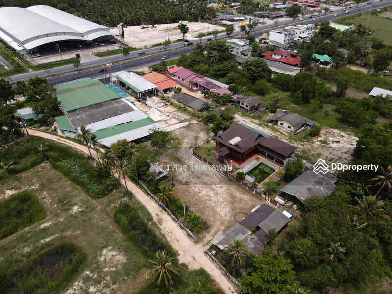 ขายที่ดิน ใกล้หาดชะอำ จ.เพชรบุรี # ติดถนนเพชรเกษม กว้าง 6 เลน (เหมาะทำร้านอาหาร) 3-2-44 ไร่