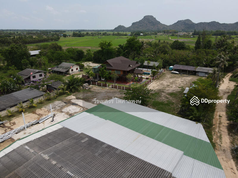 ขายที่ดิน ใกล้หาดชะอำ จ.เพชรบุรี # ติดถนนเพชรเกษม กว้าง 6 เลน (เหมาะทำร้านอาหาร) 3-2-44 ไร่