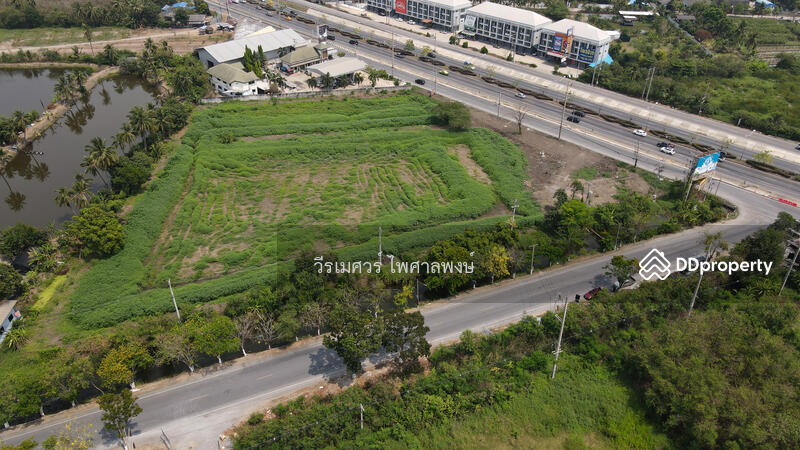 ขายที่ดิน ต.ขุนแก้ว จ.นครปฐม # ติดถนนบรมราชชนนี กว้าง 10 เลน (เหมาะทำการค้า) 8-3-24 ไร่