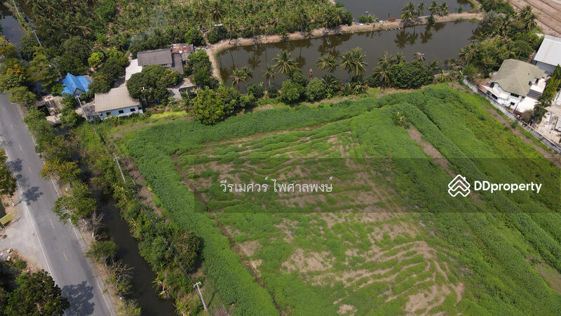 ขายที่ดิน ต.ขุนแก้ว จ.นครปฐม # ติดถนนบรมราชชนนี กว้าง 10 เลน (เหมาะทำการค้า) 8-3-24 ไร่