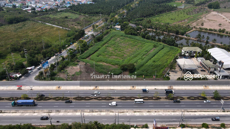 ขายที่ดิน ต.ขุนแก้ว จ.นครปฐม # ติดถนนบรมราชชนนี กว้าง 10 เลน (เหมาะทำการค้า) 8-3-24 ไร่