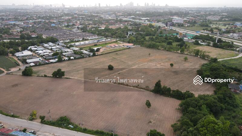 ขายที่ดิน ใกล้หาดพัทยา #เลียบถนน Motorway อ.บางละมุง จ.ชลบุรี (เหมาะสร้างหมู่บ้านจัดสรร) 13-0-96 ไร่