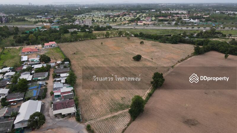 ขายที่ดิน ใกล้หาดพัทยา #เลียบถนน Motorway อ.บางละมุง จ.ชลบุรี (เหมาะสร้างหมู่บ้านจัดสรร) 13-0-96 ไร่