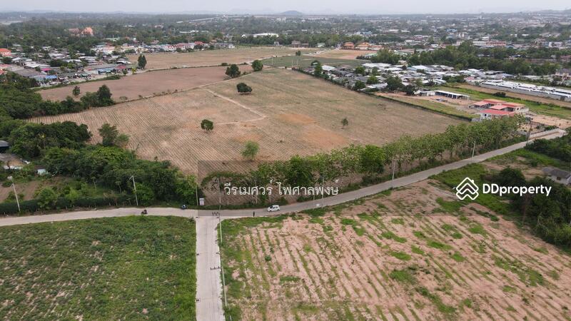 ขายที่ดิน ใกล้หาดพัทยา #เลียบถนน Motorway อ.บางละมุง จ.ชลบุรี (เหมาะสร้างหมู่บ้านจัดสรร) 13-0-96 ไร่