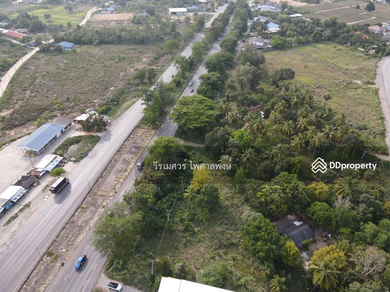 ขายที่ดิน อำเภอปรานบุรี ประจวบคีรีขันธ์ ( ติดถนนเพชรเกษม กว้าง 6 เลน ) 5-3-0 ไร่ 