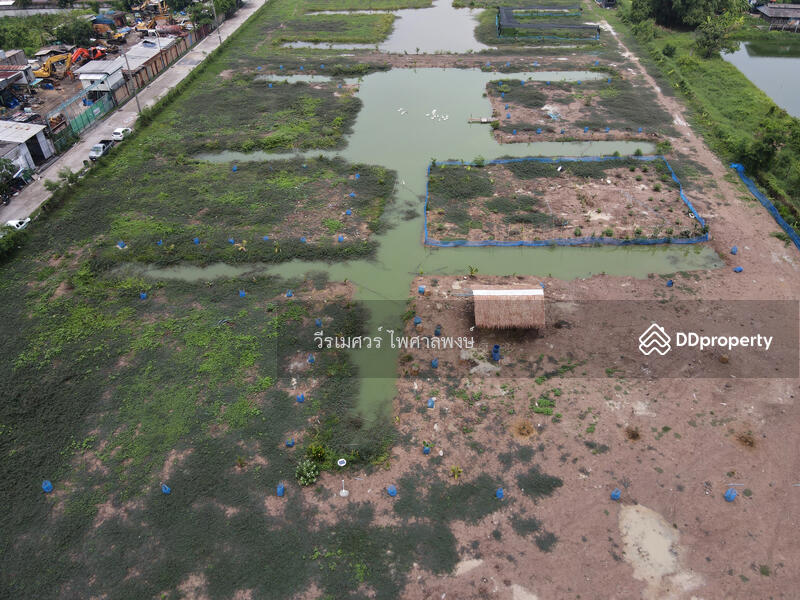 ขายที่ดินแปลงใหญ่—ติดถนนเฉลิมพระเกียรติ ร.9 กว้าง 4 เลน (เหมาะสร้าง โครงการจัดสรร) 15-3-40.5 ไร่
