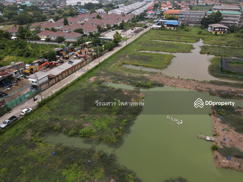 ขายที่ดินแปลงใหญ่—ติดถนนเฉลิมพระเกียรติ ร.9 กว้าง 4 เลน (เหมาะสร้าง โครงการจัดสรร) 15-3-40.5 ไร่
