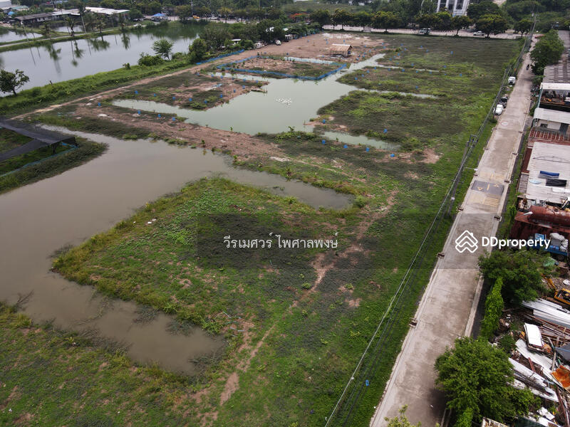 ขายที่ดินแปลงใหญ่—ติดถนนเฉลิมพระเกียรติ ร.9 กว้าง 4 เลน (เหมาะสร้าง โครงการจัดสรร) 15-3-40.5 ไร่