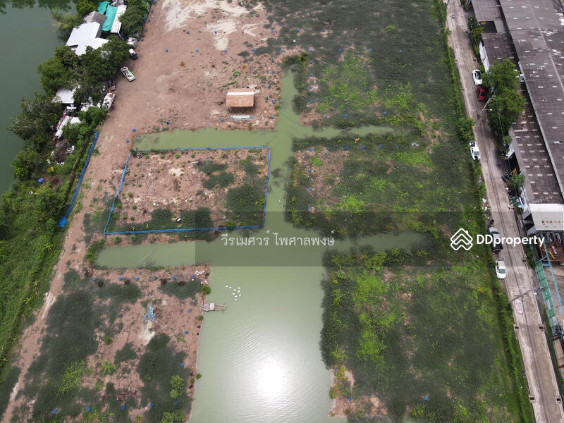 ขายที่ดินแปลงใหญ่—ติดถนนเฉลิมพระเกียรติ ร.9 กว้าง 4 เลน (เหมาะสร้าง โครงการจัดสรร) 15-3-40.5 ไร่