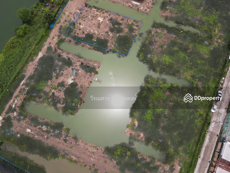 ขายที่ดินแปลงใหญ่—ติดถนนเฉลิมพระเกียรติ ร.9 กว้าง 4 เลน (เหมาะสร้าง โครงการจัดสรร) 15-3-40.5 ไร่