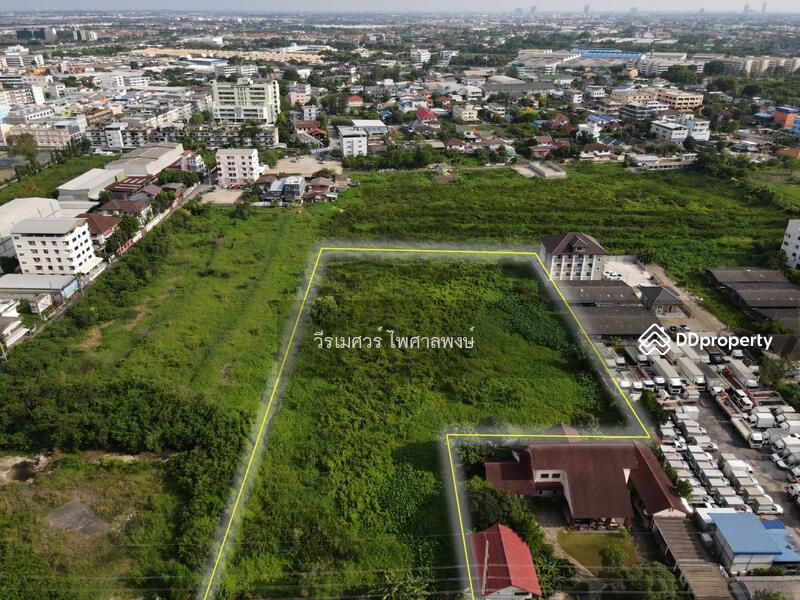 ขายถูก ที่ดินอ่อนนุช—ติดถนนอ่อนนุช กว้าง 6 เลน (เหมาะสร้าง บ้าน + สำนักงาน + ปั้มน้ำมัน) 6-0-49 ไร่ 
