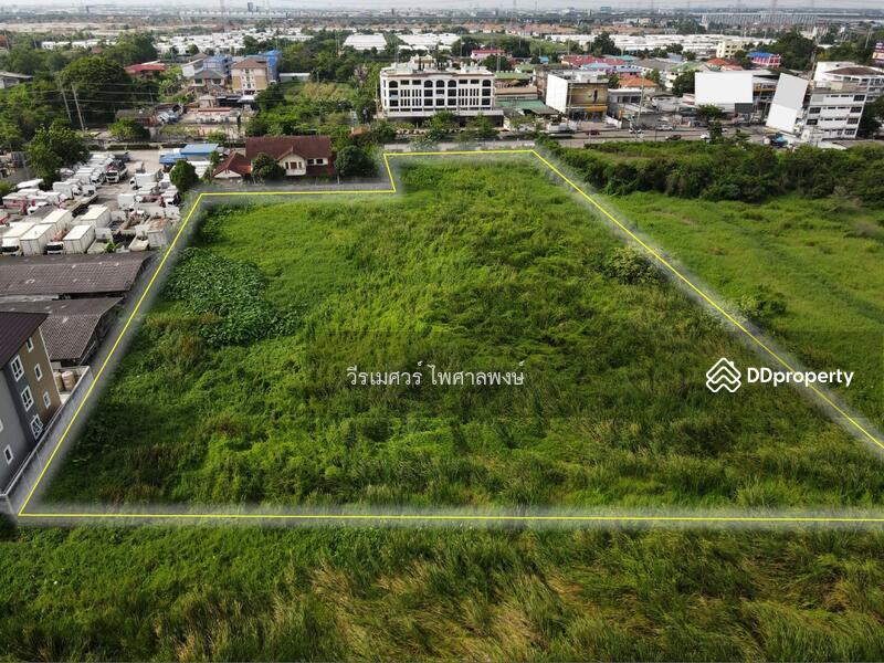 ขายถูก ที่ดินอ่อนนุช—ติดถนนอ่อนนุช กว้าง 6 เลน (เหมาะสร้าง บ้าน + สำนักงาน + ปั้มน้ำมัน) 6-0-49 ไร่ 
