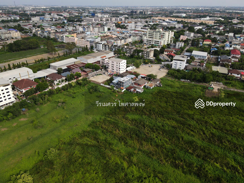 ขายถูก ที่ดินแปลงใหญ่—ติดถนนอ่อนนุช กว้าง 6 เลน (เหมาะสร้าง สำนักงาน+โครงการจัดสรร) 29-0-54 ไร่ 