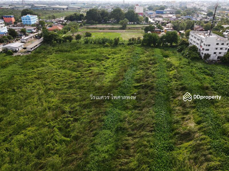 ขายถูก ที่ดินแปลงใหญ่—ติดถนนอ่อนนุช กว้าง 6 เลน (เหมาะสร้าง สำนักงาน+โครงการจัดสรร) 29-0-54 ไร่