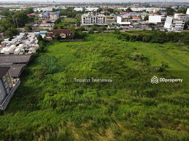 ขายถูก ที่ดินแปลงใหญ่—ติดถนนอ่อนนุช กว้าง 6 เลน (เหมาะสร้าง สำนักงาน+โครงการจัดสรร) 29-0-54 ไร่