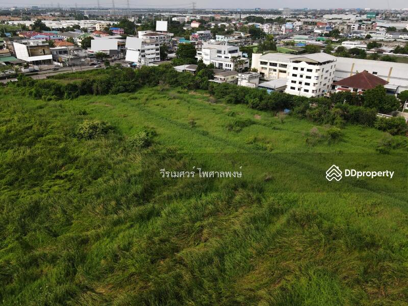 ขายถูก ที่ดินแปลงใหญ่—ติดถนนอ่อนนุช กว้าง 6 เลน (เหมาะสร้าง สำนักงาน+โครงการจัดสรร) 29-0-54 ไร่