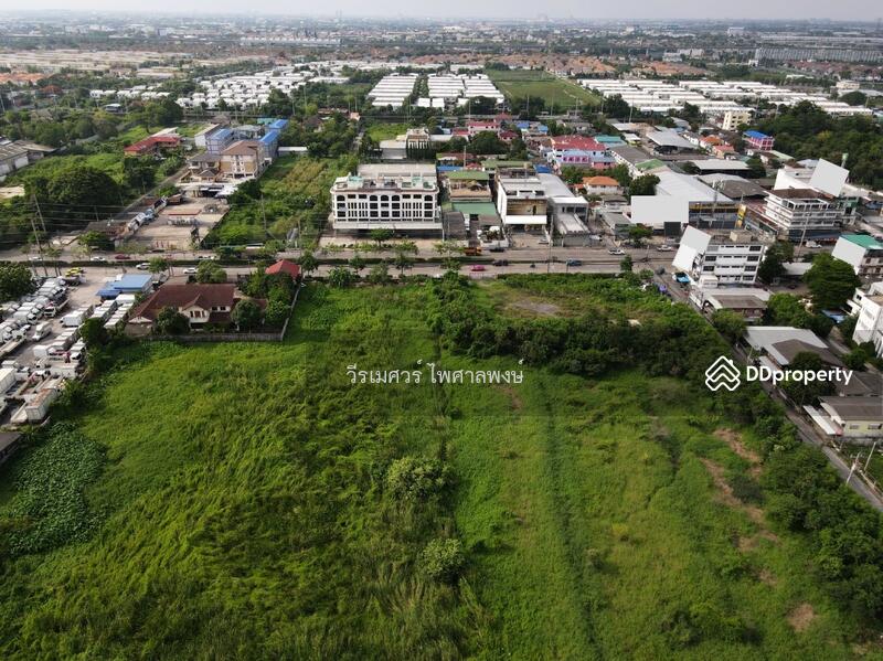 ขายถูก ที่ดินแปลงใหญ่—ติดถนนอ่อนนุช กว้าง 6 เลน (เหมาะสร้าง สำนักงาน+โครงการจัดสรร) 29-0-54 ไร่