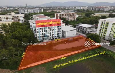 ขาย - ขาย ที่ดินใกล้หาดบางแสน จ.ชลบุรี (เหมาะสร้าง คอนโด อพาร์ทเม้นท์) 388 ตร.ว., ชลบุรี