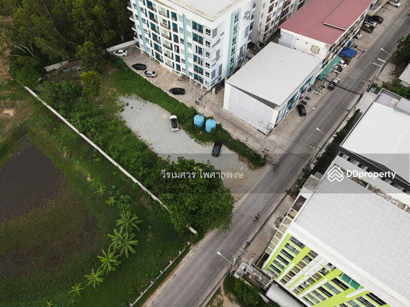 ขายถูก ที่ดินใกล้หาดบางแสน จ.ชลบุรี (เหมาะสร้าง คอนโด อพาร์ทเม้นท์) 388 ตร.ว. ถนนกว้าง 8 m.