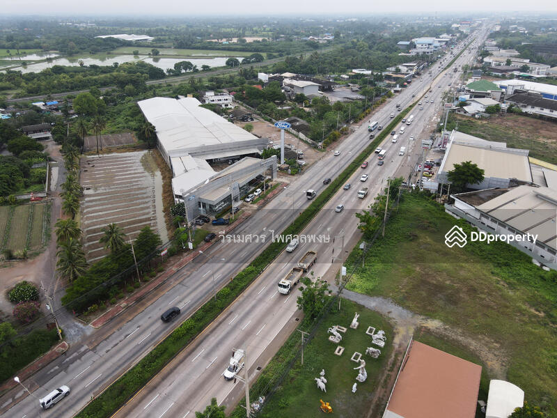 ขายที่ดิน ต.ธรรมศาลา อ.เมืองนครปฐม—ติดถนนเพชรเกษม (แหล่งสร้าง Showroom อ.เมืองนครปฐม) 9-1-38 ไร่