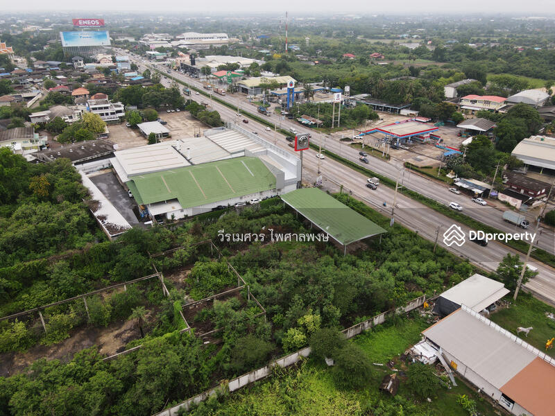 ขายที่ดิน ต.ธรรมศาลา อ.เมืองนครปฐม—ติดถนนเพชรเกษม (แหล่งสร้าง Showroom อ.เมืองนครปฐม) 9-1-38 ไร่