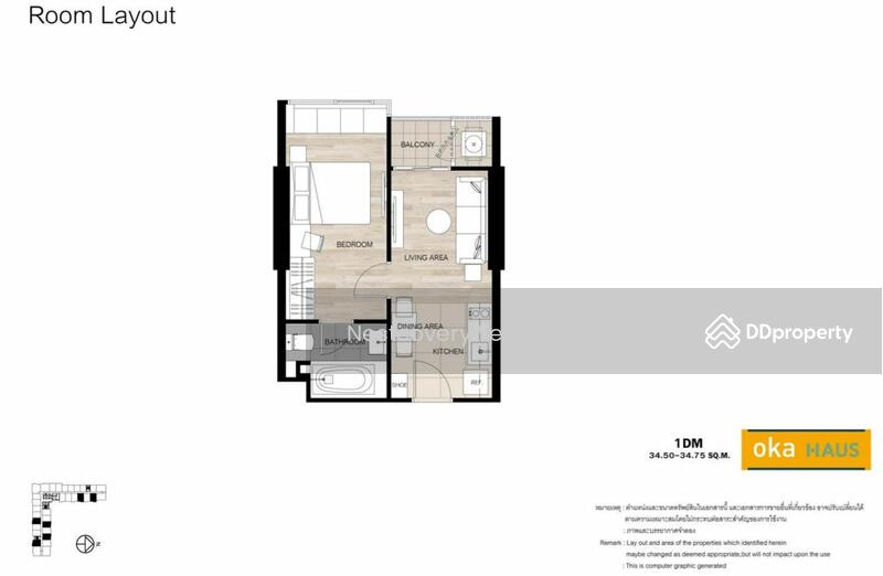 Oka Haus Sukhumvit 36, Bangkok, 3399 Rama 4 Road, Khong Tan, Khlong Toei, Bangkok, 1 Bedroom, 35 sqm, Condo For Rent, by Khun Joy, 8862359 - DDproperty.com