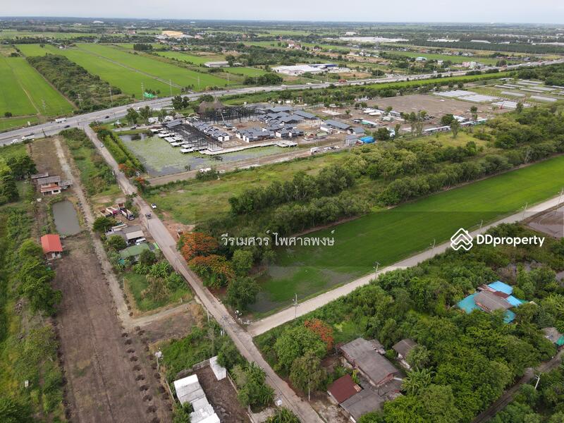 ขายถูกที่สุด! ที่ดิน ถนนสุวินทวงศ์ ข้าง Bamboo Yai –ใกล้ถนนใหญ่ เพียง 150 m. เนื้อที่ 63-1-63 ไร่ 