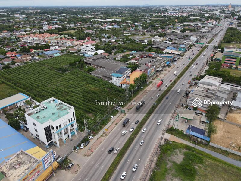 ขายที่ดิน ต.ธรรมศาลา อ.เมืองนครปฐม—ติดถนนเพชรเกษม (เหมาะสร้างหมู่บ้าน โครงการ แนวราบ) 15-1-19 ไร่