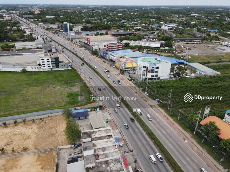 ขายที่ดิน ต.ธรรมศาลา อ.เมืองนครปฐม—ติดถนนเพชรเกษม (เหมาะสร้างหมู่บ้าน โครงการ แนวราบ) 15-1-19 ไร่ 