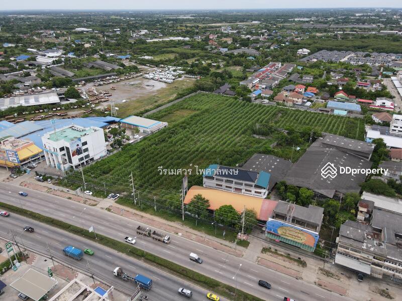 ขายที่ดิน ต.ธรรมศาลา อ.เมืองนครปฐม—ติดถนนเพชรเกษม (เหมาะสร้างหมู่บ้าน โครงการ แนวราบ) 15-1-19 ไร่ 