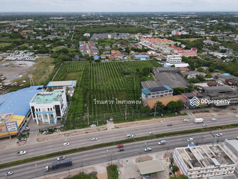 ขายที่ดิน ต.ธรรมศาลา อ.เมืองนครปฐม—ติดถนนเพชรเกษม (เหมาะสร้างหมู่บ้าน โครงการ แนวราบ) 15-1-19 ไร่ 