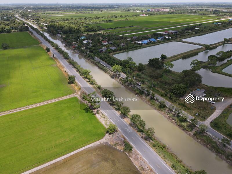 ขายถูก! ที่ดินลำลูกกา—ใกล้ถนนลำลูกกา 700m. จ.ปทุมธานี เนื้อที่ 184-3-94 ไร่ 