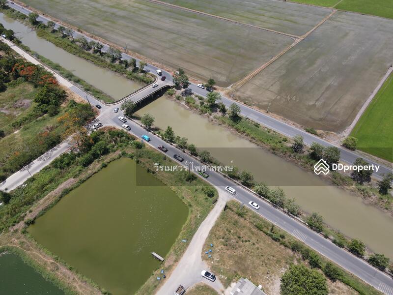 ขายถูก! ที่ดินลำลูกกา—ใกล้ถนนลำลูกกา 700m. จ.ปทุมธานี เนื้อที่ 184-3-94 ไร่ 