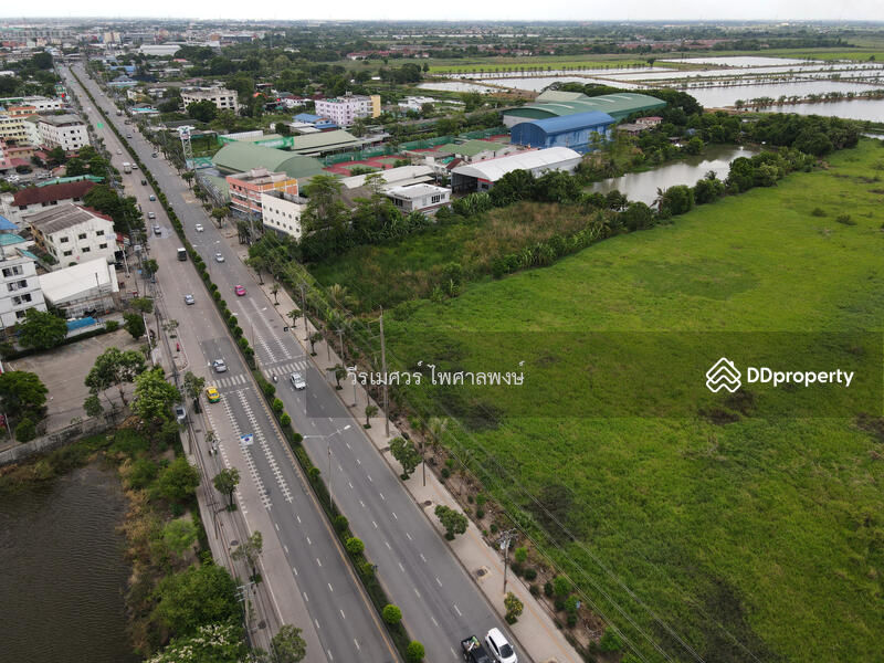 ขายถูก! ที่ดินลาดกระบัง ใกล้สุวรรณภูมิ Airport 8 Km.—ติดถนนกว้าง 6 เลน เนื้อที่ 544-2-98.4 ไร่