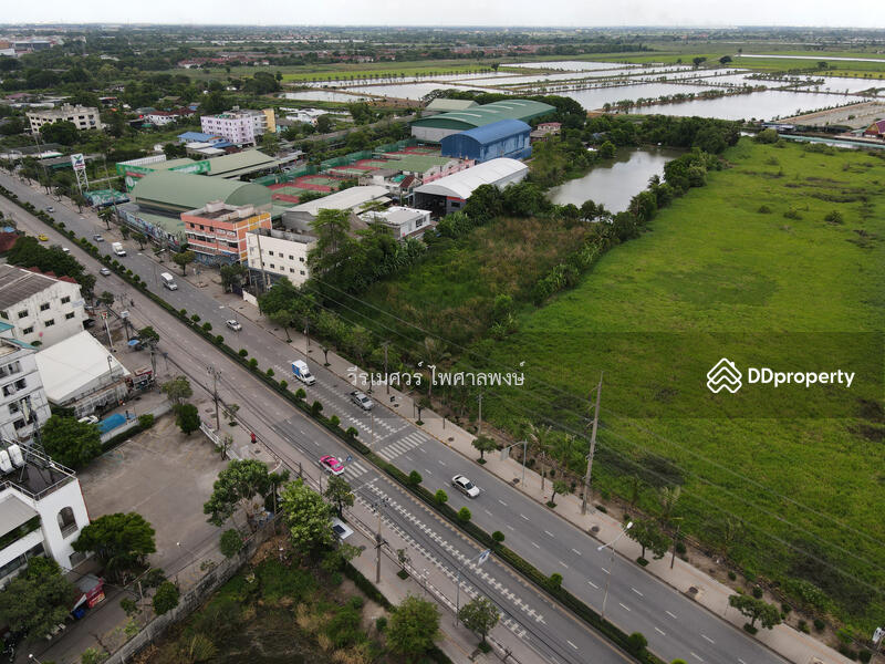 ขายถูก! ที่ดินลาดกระบัง ใกล้สุวรรณภูมิ Airport 8 Km.—ติดถนนกว้าง 6 เลน เนื้อที่ 544-2-98.4 ไร่