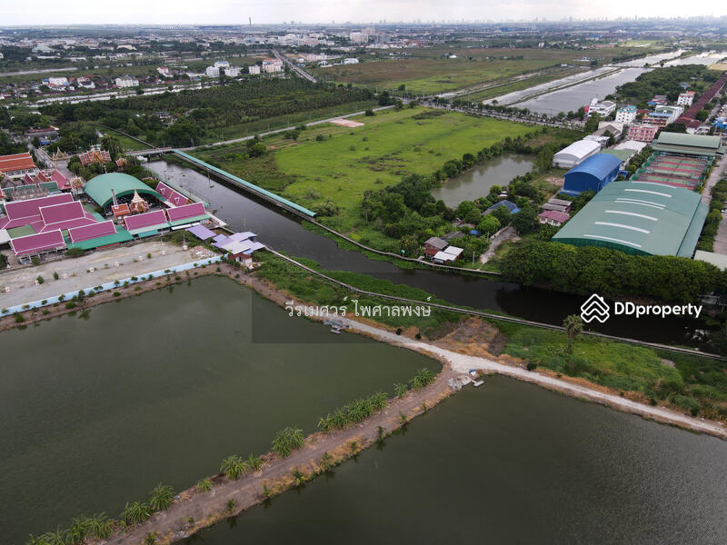 ขายถูก! ที่ดินลาดกระบัง ใกล้สุวรรณภูมิ Airport 8 Km.—ติดถนนกว้าง 6 เลน เนื้อที่ 544-2-98.4 ไร่ 