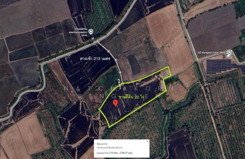 For Sale - Land for sale, 20 rai 49 square wa, Chang Lek, Bang Sai, Phra Nakhon Si Ayutthaya., Phra Nakhon Si Ayutthaya