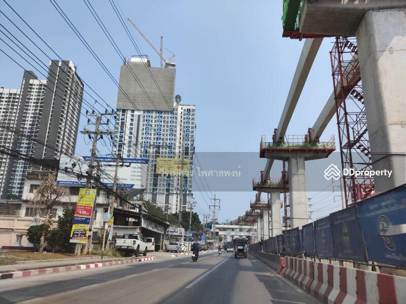 ขายถูกที่สุด! ที่ดินติดสถานี BTS สำโรง (จุด Hub รถไฟฟ้า 2 สี #เขียวอ่อนและเหลือง)