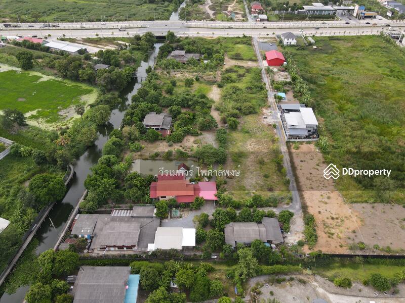 ขายถูก! ที่ดิน ติดถนนกรุงเทพกรีฑา-ตัดใหม่ (เหมาะวางผังทำ Home Office +Townhome +แนวราบ)