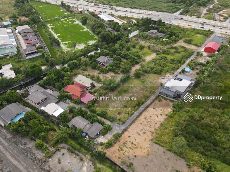 ขายถูก! ที่ดิน ติดถนนกรุงเทพกรีฑา-ตัดใหม่ (เหมาะวางผังทำ Home Office +Townhome +แนวราบ)