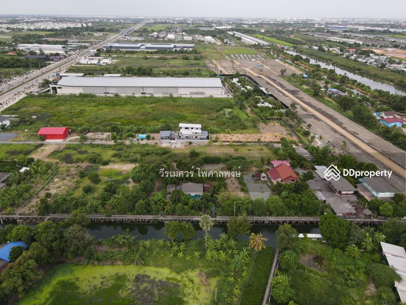 ขายถูก! ที่ดิน ติดถนนกรุงเทพกรีฑา-ตัดใหม่ (เหมาะวางผังทำ Home Office +Townhome +แนวราบ)