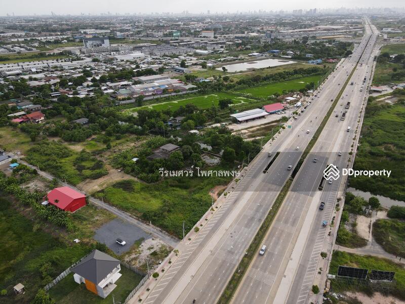 ขายถูก! ที่ดิน ติดถนนกรุงเทพกรีฑา-ตัดใหม่ (เหมาะวางผังทำ Home Office +Townhome +แนวราบ)