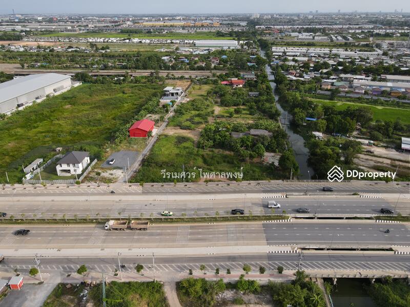 ขายถูก! ที่ดิน ติดถนนกรุงเทพกรีฑา-ตัดใหม่ (เหมาะวางผังทำ Home Office +Townhome +แนวราบ)